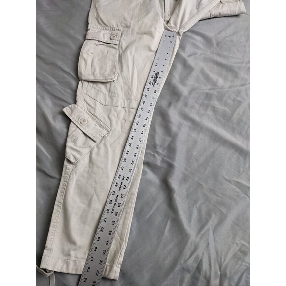Matchstick Pants Beige Cargo Khaki Tactical Utility Trouser Mens Size 40X32 - Picture 10 of 11